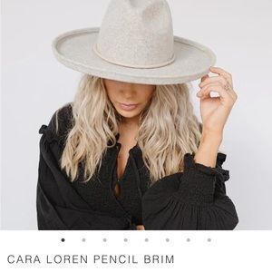 Gigi Pip hat - cara loren pencil brim XS 55